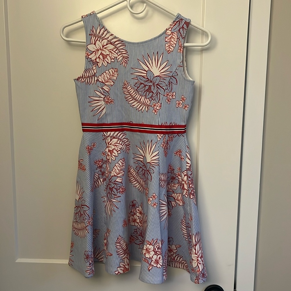 Janie and Jack girls floral striped dress